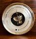 1860s Dubois & Casse Barometer Silver Dial Skeleton Open Face Thermometer