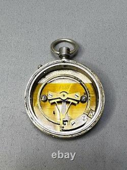 1870's French Explorer Pocket Bimetallic Thermometer Tool Julech Richard in Case