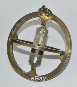 18th century traveller's sundial or universal equinoctal ring dial
