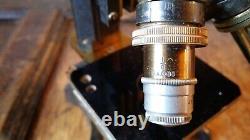 1900 Antique Brass Microscope Signed Swift & Son London