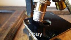 1900 Antique Brass Microscope Signed Swift & Son London