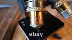 1900 Antique Brass Microscope Signed Swift & Son London