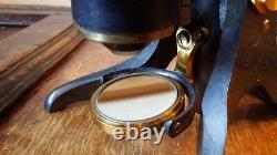 1900 Antique Brass Microscope Signed Swift & Son London