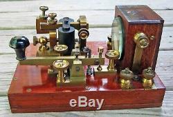 1915 MARCONI WIRELESS TELEGRAPH CO Ltd KEY#345/WW1 GPO Sounder/Edison+Swan Galvo