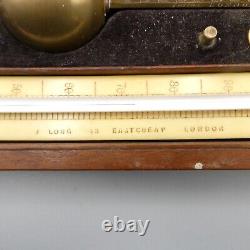 1930's Sikes Hydrometer Thermometer J Long Eastcheap London Loftus