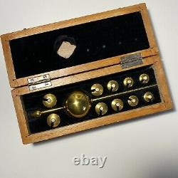 1947 Soviet USSR gilded Russian ALCOHOL METER Hydrometer for liquor in a box