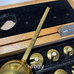 1947 Soviet USSR gilded Russian ALCOHOL METER Hydrometer for liquor in a box