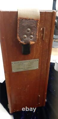 1950's Evershed and Vignoles Quick Response Recorder Instrument in Mahogany Box