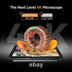 4K Soldering Digital Microscope 2000X HDMI Microscope + Electronics Repair Mat