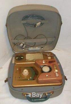50er Jahre Tefifon Schallbandspieler im Koffer mit Radio und Lautsprecher 50s