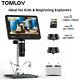 7 LCD HDMI Coin Microscope 1500X Soldering Microscope Coin Magnifier with Light