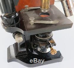 ANTIQUE / EARLY 1900s LEITZ WETZLAR MICROSCOPE IN ORIGINAL BOX