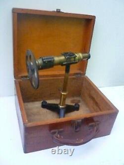 ANTIQUE OPTHALMIC REFRACTOMETER eye examination SCIENTIFIC INSTRUMENT