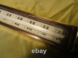 ANTIQUE STEAM ENGINBE THERMOMETER 300-1000 deg F SOLID BRASS by SUGDEN POWELL