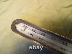 ANTIQUE STEAM ENGINBE THERMOMETER 300-1000 deg F SOLID BRASS by SUGDEN POWELL