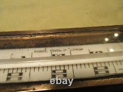 ANTIQUE STEAM ENGINBE THERMOMETER 300-1000 deg F SOLID BRASS by SUGDEN POWELL