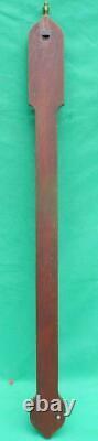 A. Committi & Son London English Mahogany Stick Barometer
