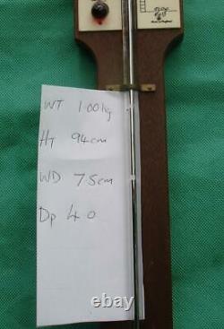 A. Committi & Son London English Mahogany Stick Barometer