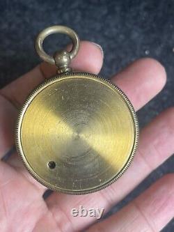 A Fine c19th Negretti and Zambra Pocket Barometer, GWO, Original Case