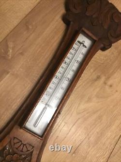 A Large Antique Edwardian Aneroid Barometer, A. W. Gamage London Circa-1910