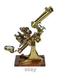 A Large Ross No. 1 Binocular Microscope Re-Fitted by Powell & Lealand