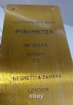 A Rare Negretti & Zambra Recording Galvanometer. Early 20th Century