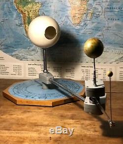 A Vintage Planetarium Orrery Showing Earth And Moon Phases Around The Sun 1965 2
