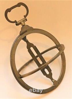 A large equinoctial ring sundial by Heath & Wing, c. 1760 6inch