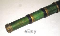 A rare mid-18th century TELESCOPE by GEORGE LONGUE VUE
