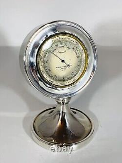 Amazing WW1 Negretti & Zambra Pocket Barometer with Silver Stand (RFA d. 1916)