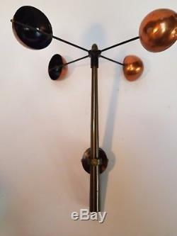 American copper and steel anemometer, circa 1880 by James Green