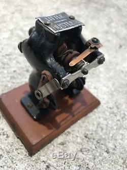 Antique 1800s Small Knapp Lil Hustler Edison Dynamo Bipolar Electric Motor