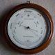 Antique 1800s Wall Barometer & Thermometer by Francis M. Moore of Belfast/Dublin