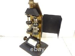 Antique 1870 Duboscq Paris Microscope Colorimeter Complete Scientific Instrument