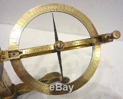 Antique 1880 Leybold´s Nachfolger Inclination & Declination Dip Needle Compass
