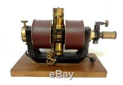 Antique 1910 S´ Paris Electromagnetic Biopotential Amplifier Electrocardiograph