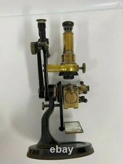 Antique 19th Century Microscope Carl Zeiss Jena Refractor Very Rare GSP