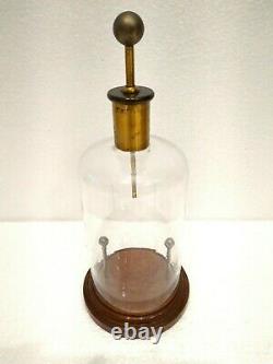 Antique 19th Large Electroscope Electrostatic Experimental Device Lab Demo