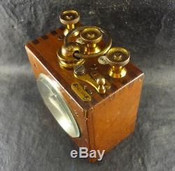 Antique Ammeter 1870 Henleys Military Portable Telegraph Galvanometer London See