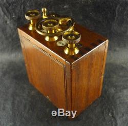 Antique Ammeter 1870 Henleys Military Portable Telegraph Galvanometer London See
