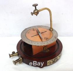 Antique Ammeter 1900s Nobili Astatic Galvanometer Paris France By Ducretet Rare