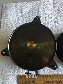 Antique Anmeter Galvanometer Edelmann Munchen Germany Wood & Bronze Instrument