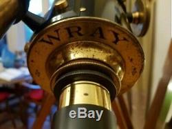 Antique Astronomical Refractor Wray c1856