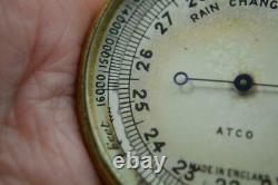 Antique Atco Pocket Barometer Altimeter 0 -16,000 ft Ballooning / mountain use