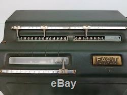 Antique Atvdarberg-sweden Aktiebolaget Facit Mechanical Calculator, Model Tk