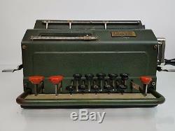 Antique Atvdarberg-sweden Aktiebolaget Facit Mechanical Calculator, Model Tk