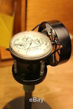 Antique Baird & Tatlock Air Meter, Vane Anemometer Precision Instrument