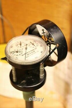 Antique Baird & Tatlock Air Meter, Vane Anemometer Precision Instrument