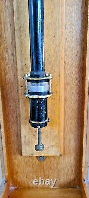 Antique Baird & Tatlock Fortin stick barometer model 1703 London circa 1900