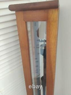 Antique Baird & Tatlock Fortin stick barometer model 2818 London circa 1900